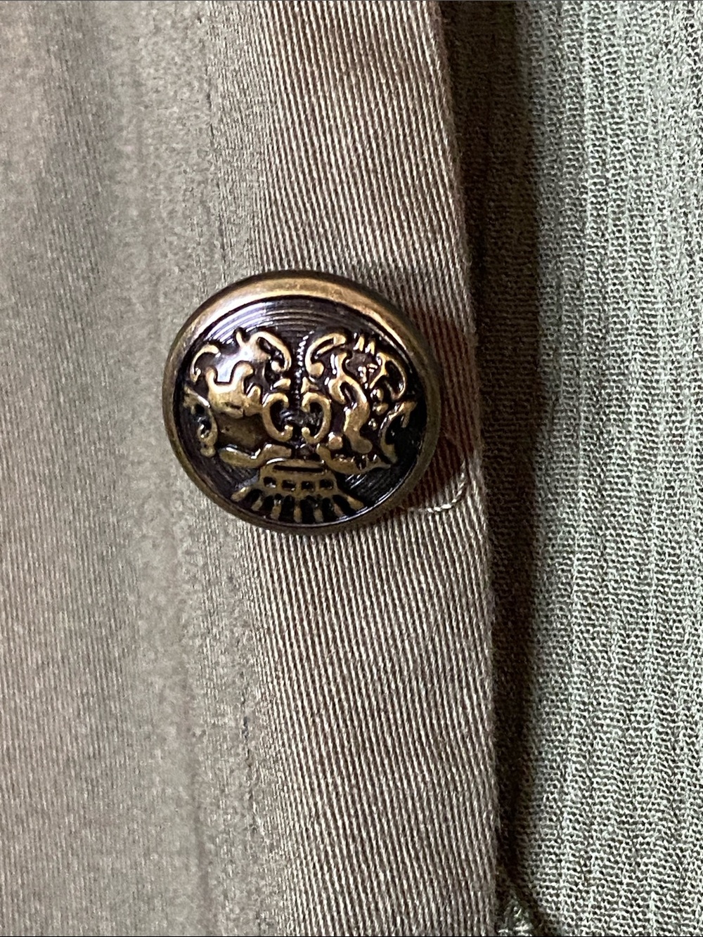 Torrid Olive Green open front lined jacket - Picture 4 of 8